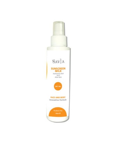 SAVIA SUNSCREEN MILK FACE & BODY SPF30 100ML