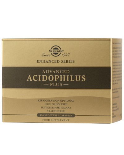 SOLGAR ADVANCED ACIDOPHILUS PLUS 120VEG CAPS