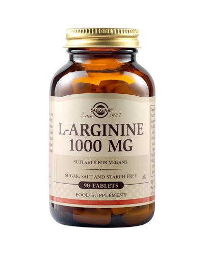 SOLGAR L-ARGININE 1000mg 90tabs