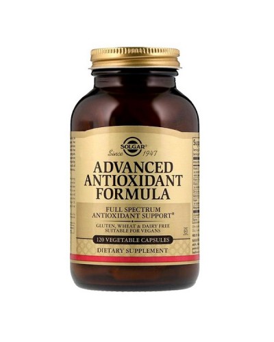 SOLGAR ADVANCED ANTIOXIDANT FORMULA 120VEG. CAPS