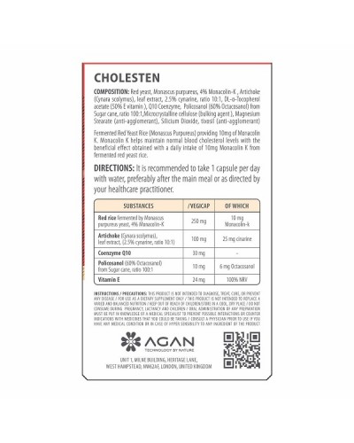 AGAN PROMO CHOLESTEN 30 ΦΥΤΙΚΕΣ ΚΑΨΟΥΛΕΣ + OMEGA 3 1000mg 30 ΜΑΛΑΚΕΣ ΚΑΨΟΥΛΕΣ