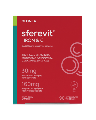 OLONEA SFEREVIT IRON & VITAMIN C 90 ΦΥΤΟΚΑΨΟΥΛΕΣ