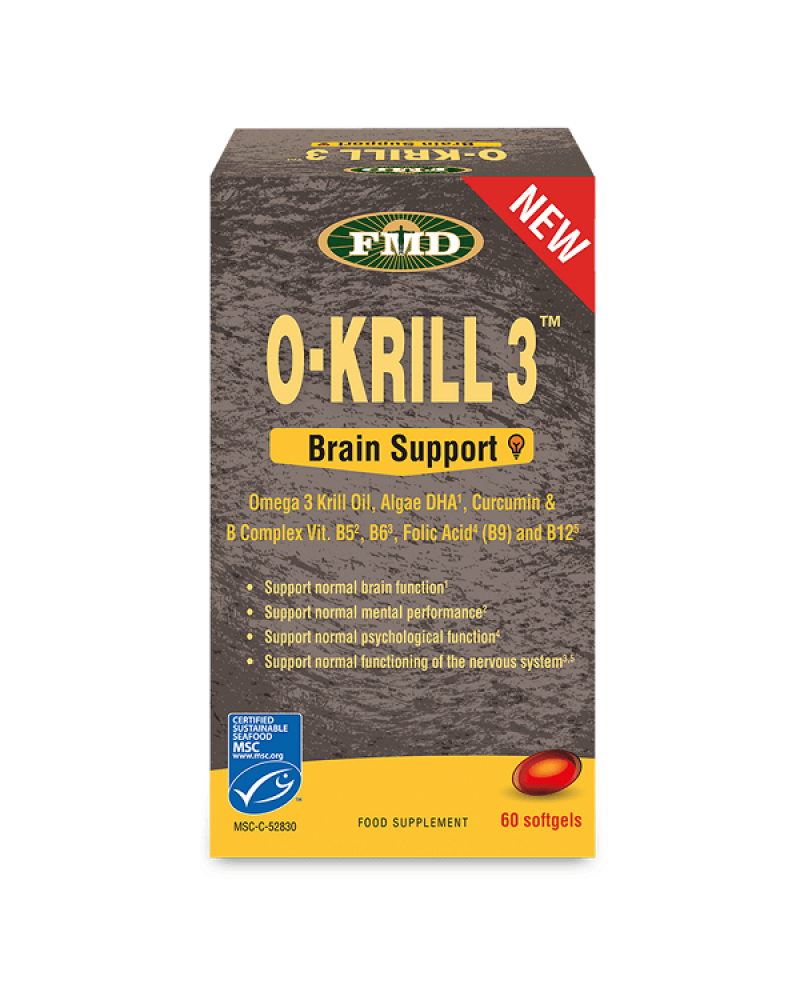 FLORA O-KRILL 3 BRAIN SUPPORT 60CAPS