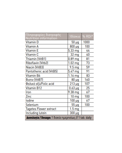 LAVDANON MULTIVITAMIN PLUS D3 2000IU 60tabs