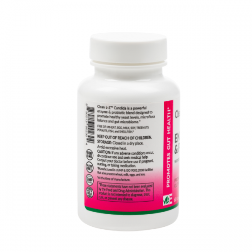 DYNAMIC ENZYMES CLEAN E-Z CANDIDA 60CAPS