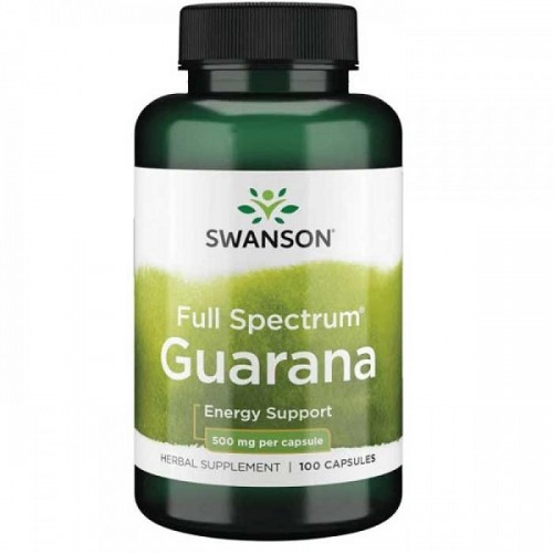 SWANSON FULL SPECTRUM GUARANA 500MG 100CAPS