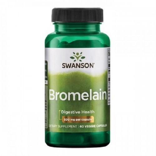 SWANSON BROMELAIN 500MG 60 VEGGIE CAPS