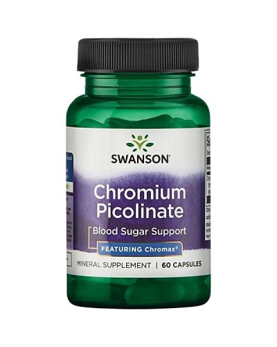 SWANSON CHROMIUM PICOLINATE 200MCG 60CAPS