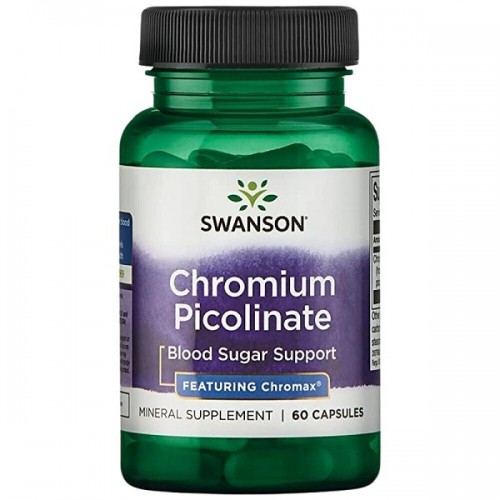 SWANSON CHROMIUM PICOLINATE 200MCG 60CAPS