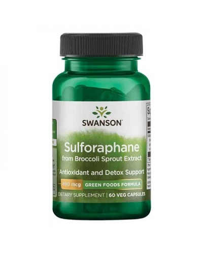 SWANSON SULFORAPHANE FROM BROCCOLI SPROUT EXTRACT 60CAPS