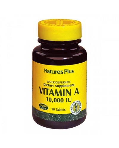 NATURES PLUS VITAMIN A 10000 IU WATER-DISPERSIBLE 90 TABS