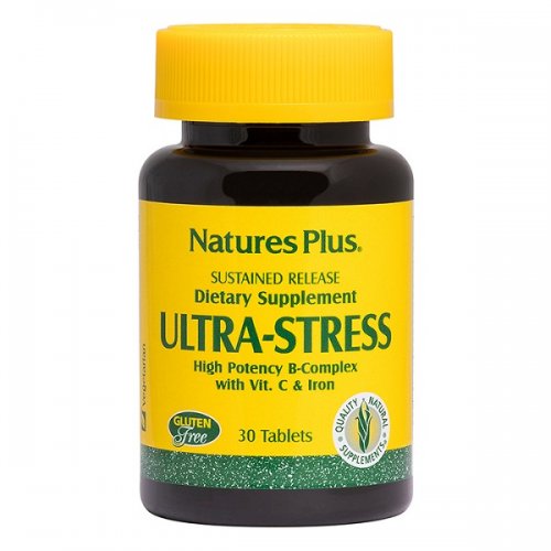 NATURES PLUS ULTRA STRESS WITH IRON SR 30 TABS