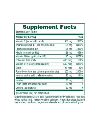 NATURES PLUS ULTRA STRESS WITH IRON SR 30 TABS