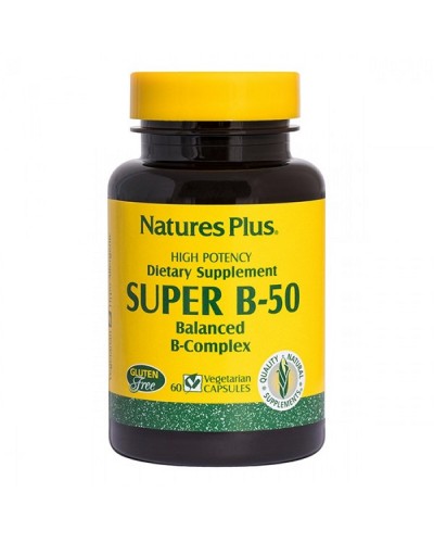 NATURES PLUS SUPER B-50 60 CAPS