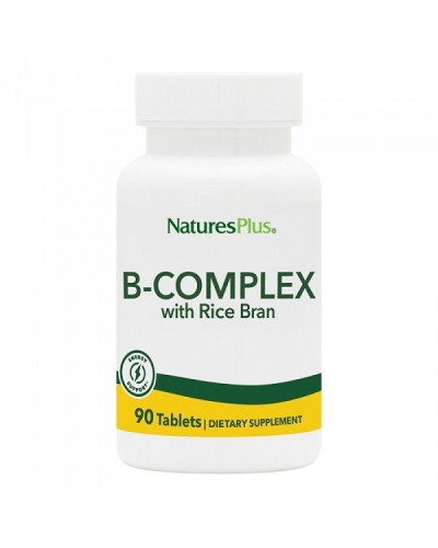 NATURES PLUS B-COMPLEX WITH RICE BRAN 90TABS