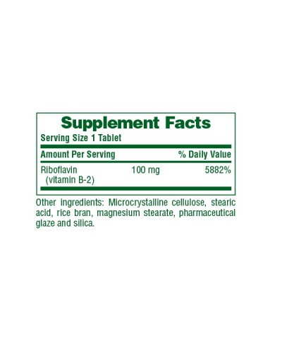 NATURES PLUS VITAMIN B-2 100 MG 90 TABS