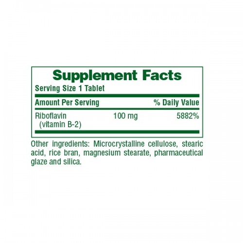 NATURES PLUS VITAMIN B-2 100 MG 90 TABS