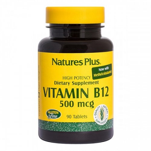 NATURES PLUS VITAMIN B-12 500 MCG 90 TABS