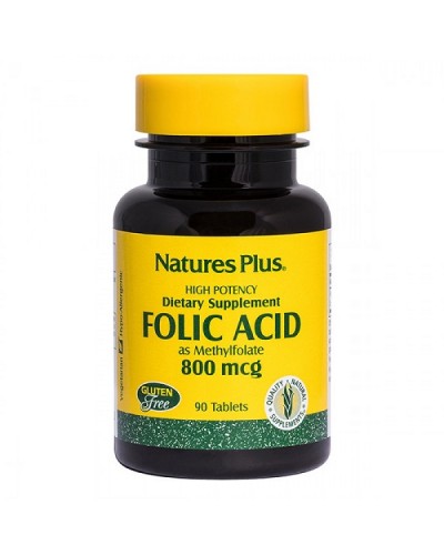 NATURES PLUS FOLIC ACID 800 MCG 90 TABS