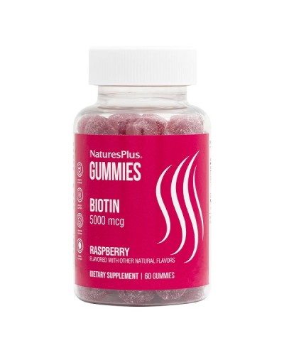 NATURES PLUS BIOTIN 5000MCG 60 GUMMIES