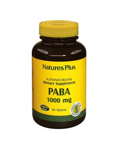 NATURES PLUS PABA 1000MG 60TABS