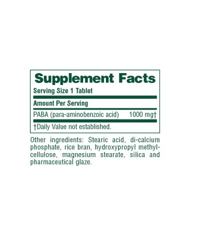 NATURES PLUS PABA 1000MG 60TABS