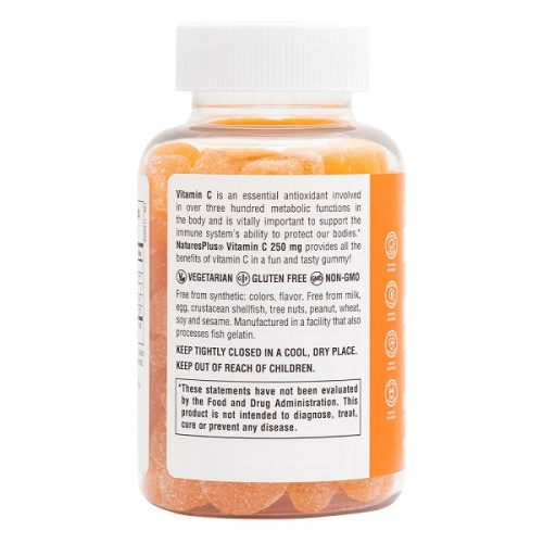 NATURES PLUS VIT C 250MG 75 GUMMIES