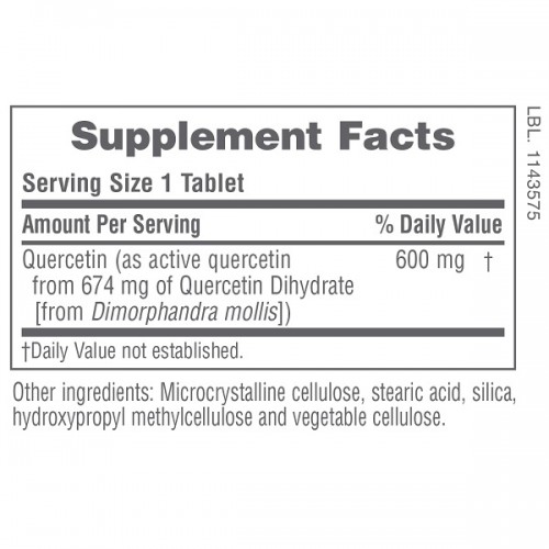 NATURES PLUS QUERCETIN 600MG 60TABS