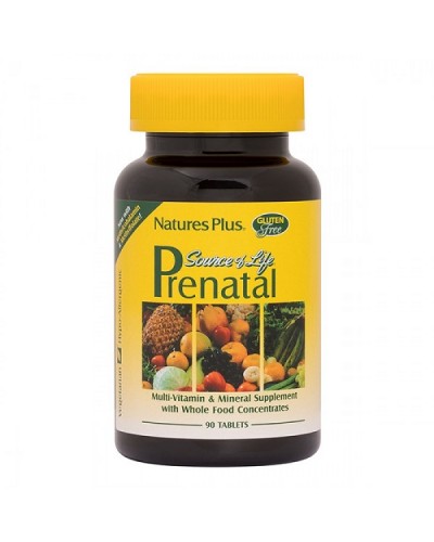 NATURES PLUS SOURCE OF LIFE PRENATAL 90 TABS