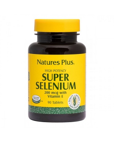 NATURES PLUS SUPER SELENIUM 200MCG 90TABS