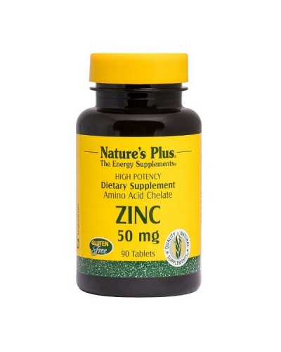 NATURES PLUS ZINC 50MG 90TABS