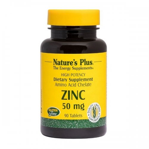 NATURES PLUS ZINC 50MG 90TABS