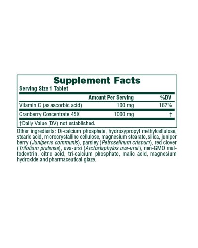 NATURES PLUS ULTRA CRANBERRY 1000 MG 60 TABS