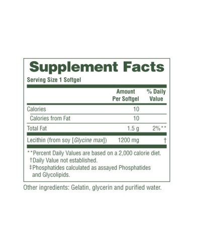 NATURES PLUS LECITHIN 1200 MG 90 SOFTGELS