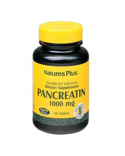 NATURES PLUS PANCREATIN 1000 MG 60 TABS