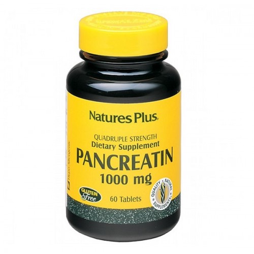 NATURES PLUS PANCREATIN 1000 MG 60 TABS