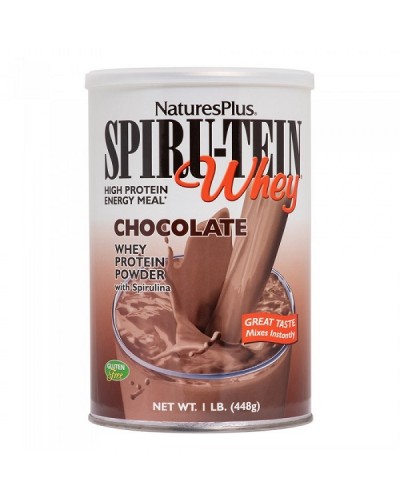 NATURES PLUS SPIRU-TEIN WHEY CHOCOLATE 448GR