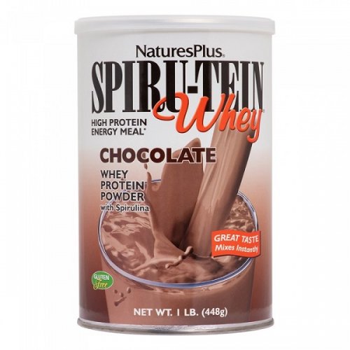 NATURES PLUS SPIRU-TEIN WHEY CHOCOLATE 448GR