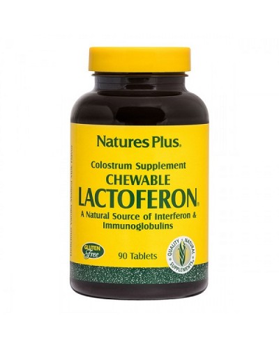 NATURES PLUS LACTOFERON 90 CHEWABLE TABS