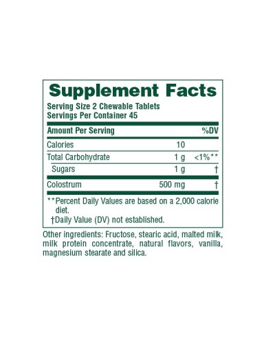 NATURES PLUS LACTOFERON 90 CHEWABLE TABS