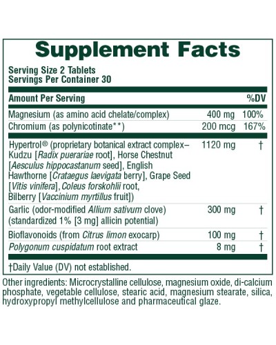 NATURES PLUS RX BLOOD PRESSURE 60 TABS