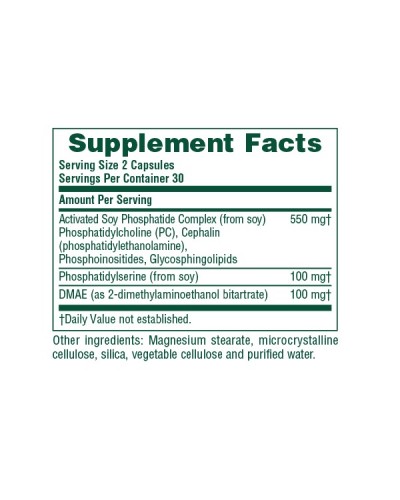 NATURES PLUS PHOSPHATIDYL-SERINE/ DMAE COMPLEX 60 VCAPS