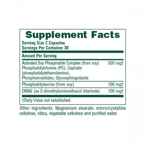 NATURES PLUS PHOSPHATIDYL-SERINE/ DMAE COMPLEX 60 VCAPS