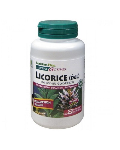 NATURES PLUS LICORICE (DGL) 500 MG 60 VCAPS