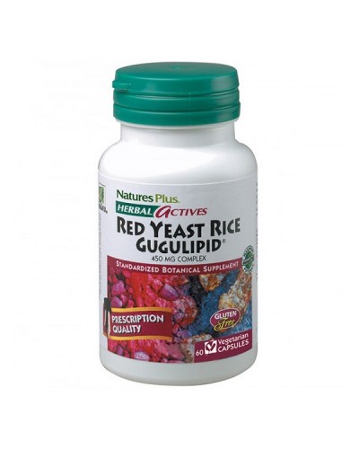 NATURES PLUS RED YEAST RICE/ GUGULIPID 60 VCAPS