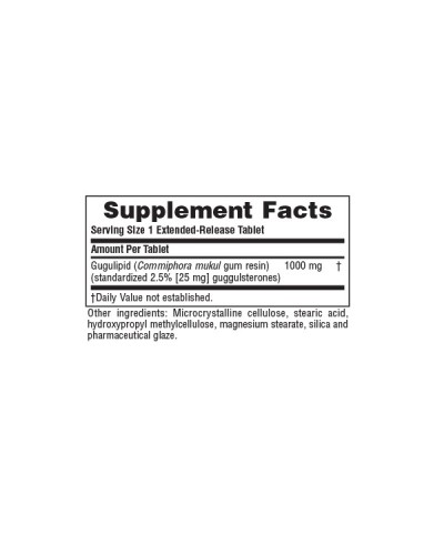 NATURES PLUS EXTENDED RELEASE GUGULIPID 30 TABS