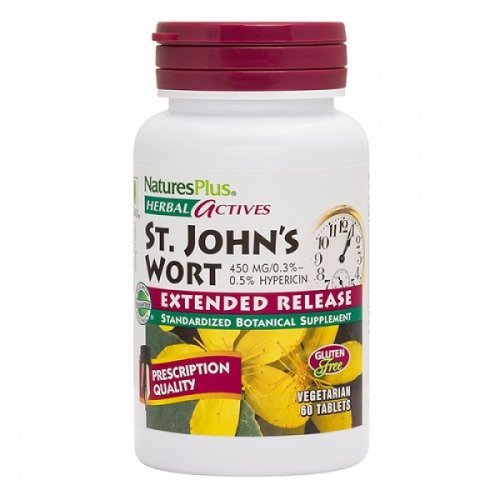 NATURES PLUS EXTENDED RELEASE ST. JOHN S WORT 450 MG 60 TABS