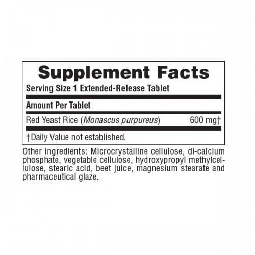 NATURES PLUS EXTENDED REL.RED YEAST RICE 30 TABS