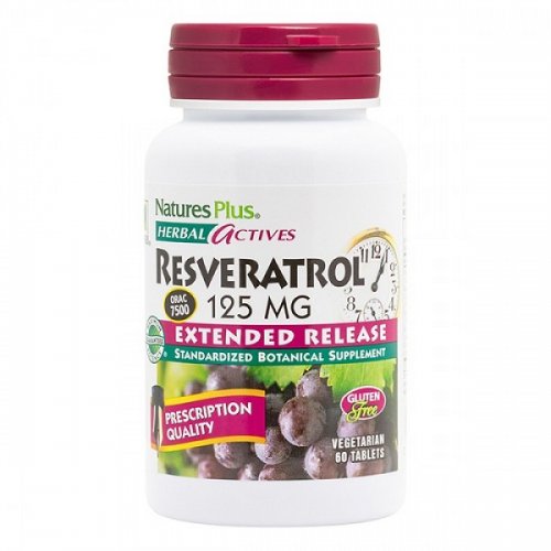 NATURES PLUS EXTENDED RELEASE RESVERATROL 60 TABS