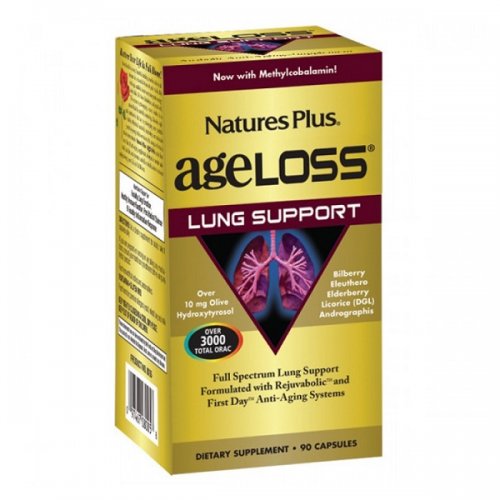 NATURES PLUS AGELOSS LUNG SUPPORT 90 CAPS
